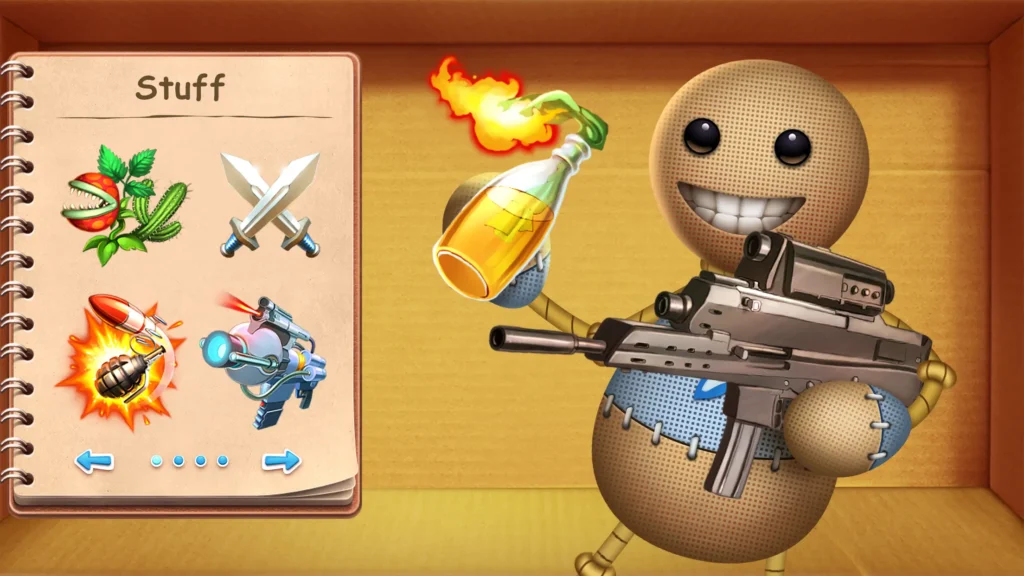Wide Range of Weapons