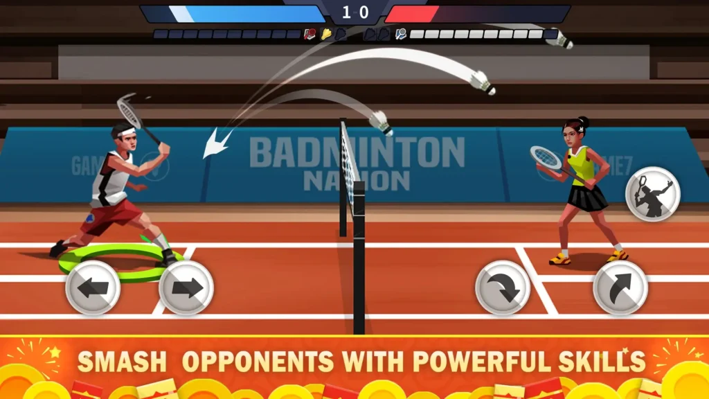 Badminton League MOD Gameplay
