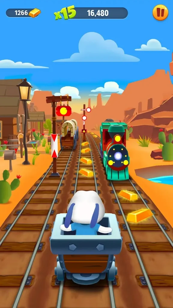 Gameplay of Talking Tom Gold Run